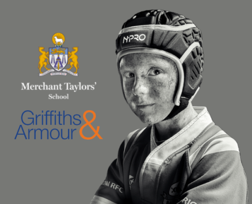 Rugby Headguard Safety with Merchant Taylors' School | Griffiths & Armour